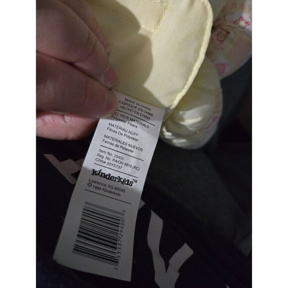 Vintage 1998 Kinderkids Touch-n-Talk Peak-a-Boo Bunny Rabbit Stuffed Animal - Picture 10 of 11